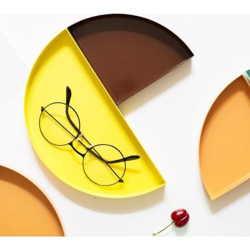 Storage tray Living room storage tray Display tray key tray Water cup tray rolling tray поднос для декора bandeja serving tray