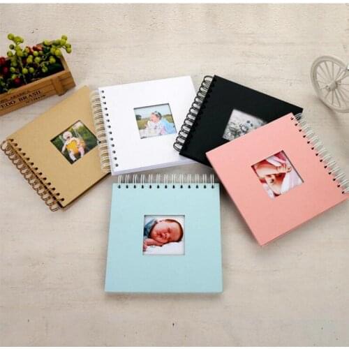 Simple Baby Growth Album Kindergarten Graduation Album Childrens Paper DIY Painting Book Craft Photo Album Handmade Polaroid