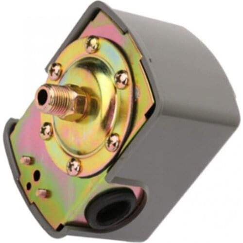 1PC Water Pressure Switch 0.8-5.0 bar Adjustable Double Spring Pole G1/4" Pump Pressure Control Switch