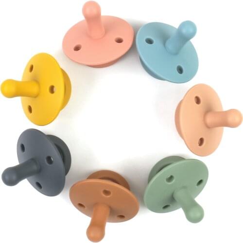 Baby pacifier gift baby shower Silicone teethers bib Infants Bite Chew Supplies Newborn Comfort Appease Nipple Dummy Pacifier