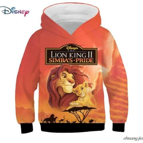 New 3D Printed boy and girl pullove The lion king hoodie Sweatshirts Hot Sale Streetwear Lion King hoodie Casual Hoodies