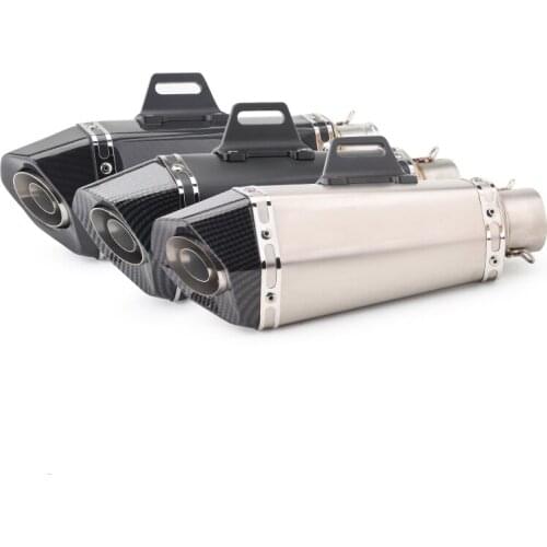 Universa Motorcycle Exhaust Muffler Pipe Slotted Escape With db killer For Kawasaki DUCATI Benelli Z900 MT09 KTM390 CBR R6 FZ8