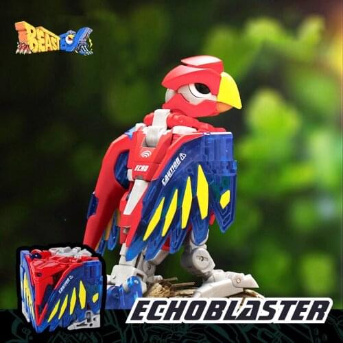 [In Stock]52TOYS BEASTBOX EchoBlaster Parrots Birds BB-09 Transforming Cube Box Assembly Action Figureals Mode Boy Gift