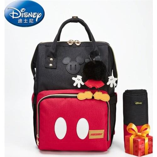 Disney Bottle Insulation Bag Fashion Large Capacity Baby Backpack Cartoon Stitching Insulation Bag Waterproof Bottle Bag ZFY156