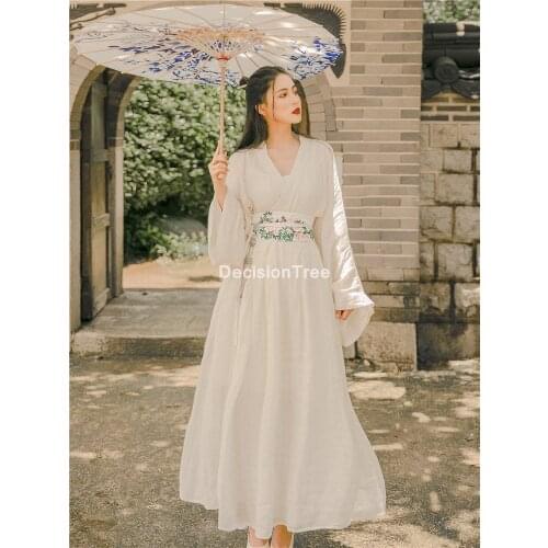 2021 hanfu ancient chinese costume dress chinese clothing for women fairy design style daily festival outfits asian dress hanfu