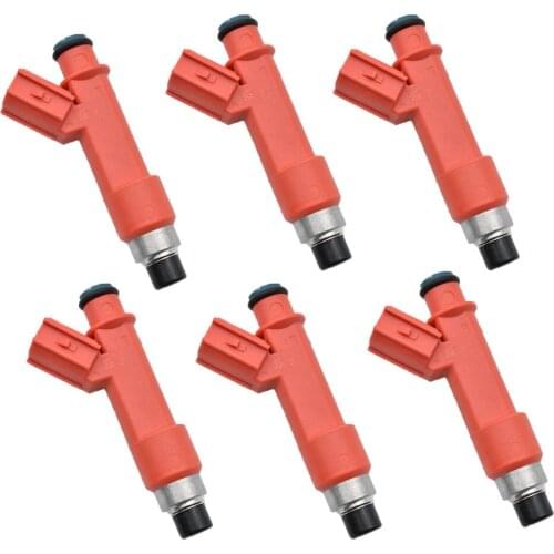 6PCS Fuel Injector/injection Nozzle 1001-87F90 100187F90 For Lexus Toyota Supra 2JZ 7MG 850CC Car styling