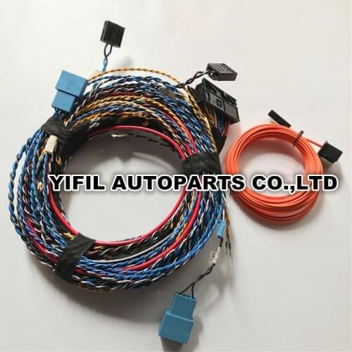 BMW Harman Logic7 Speaker Upgrade Harness with Optical Fiber Cable for 3 Series 5 Series X3 X5