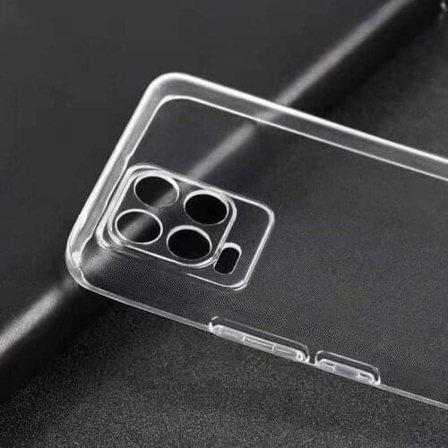 Case For Realme 8 Ultra Thin Clear Soft TPU Shockproof Lens Protection Cover For Realme 8 Pro C21 C20 X7 Pro 7i Couqe Funda