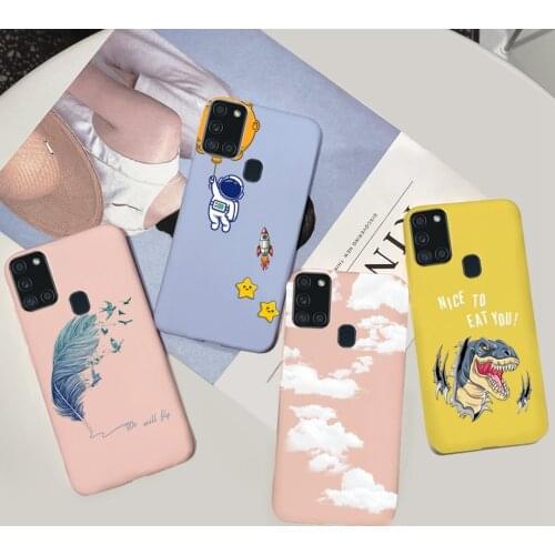 For Samsung Galaxy A21s Case Silicone Soft TPU Fundas Bumper for Samsung A21S Cover SM-A217F A21 S 6.5" Phone Back Cover cases