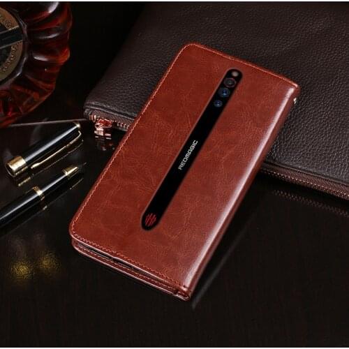 Case For ZTE Nubia Red Magic 5G Case Cover High Quality Flip Leather Case For Magic 5G/NX659J Cover Capa Phone bag Wallet Case