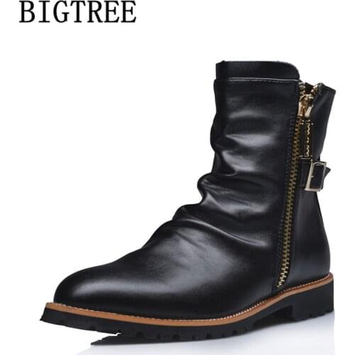 Black Leather Boots Men Leather Boots Men Ankle Boots Men Shoes+male Zapatos De Hombre Erkek Ayakkabi Chaussure Homme Ботинки