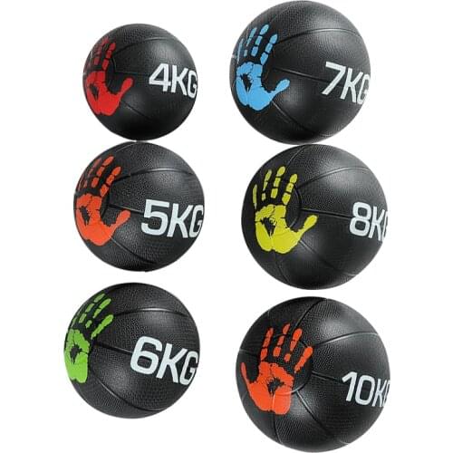 Men’s gravity ball waist abdomen exercise balance ball rehabilitation training exercise solid rubber fitness medicine ball 1pc