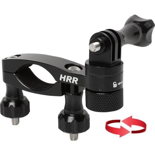 Aluminum Bike/Motorcycle Handlebars Seat Post Ski Pole Mount for GoPro Hero 9 8 7 5 DJI Osmo Action Insta360 One R Cam Accessory