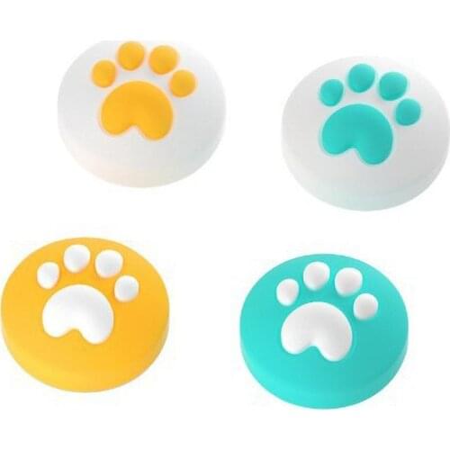 Cute Animal-Crossing Leaf Marshal Joystick Joy Con Button Thumb Grip Case For Nintendo Switch Lite Analog Grip Caps Cover