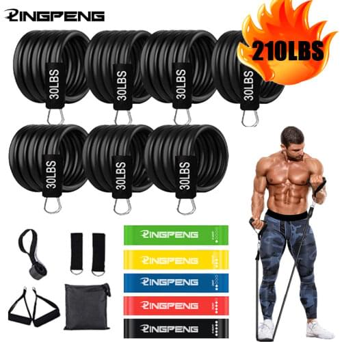 Fitness Resistance Pull Rope Rubber Band Yoga Elastic Training Belt Upgrade Set Pilates Training Exercise Fitness Equipment