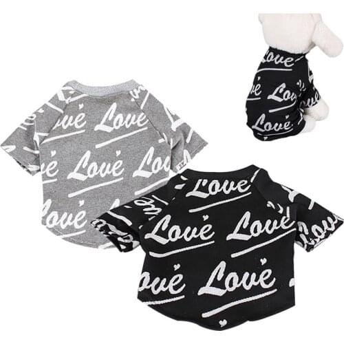 New Pet Clothing Summer Dog Clothes T-shirt Pet Puppy Clothes Chihuahua Poodle Small Pet Costume Apparel Vest Dog T-shirt