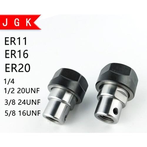 ER11 ER16 ER20 ER25 1/2 3/8 5/8 1/4 Engraving machine Drill chuck ER tool holder Motor spindle ER tool post