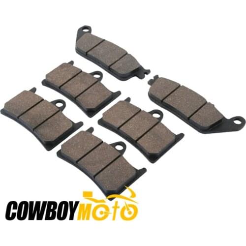 6pcs/set Motorcycle Front & Rear Brake Pads For YAMAHA MT01 MT-01 MT 01 1670 2005-later