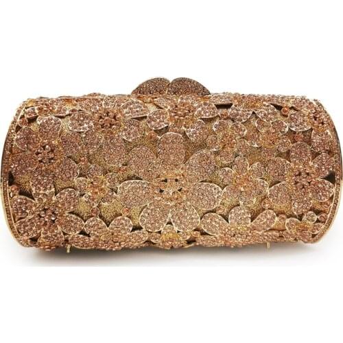 Luxury Silver Crystal Clutch Bag Evening Purse And Diamond Chain Bridal Wedding Handbags Fashion Women’s Party Prom Phone Case