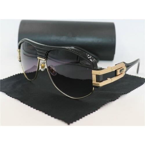 Metal gold semi-framed sunglasses Large-size large-face glasses women sunglasses gafas de sol de los hombres
