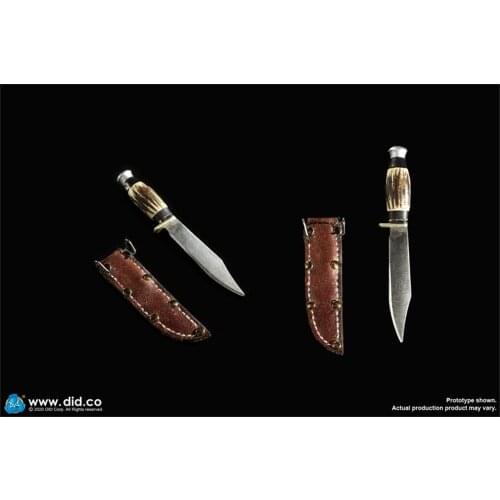 In Stock Scale 1/6th DID A80144 WWII US Army Ranger Sniper Toys Model Dagger Knife With Holster For 12inch Doll Soldier Collect