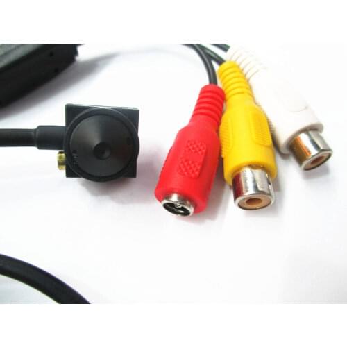 Video audio security mini cctv camera PAL/NTSC