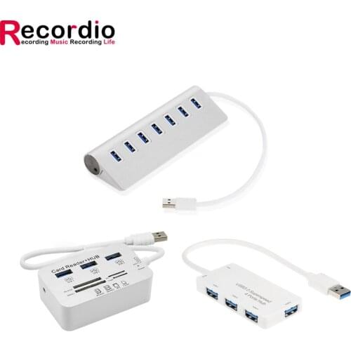 GAZ-7301 Super Speed USB Hub 3.0 3 Ports Hub USB Splitter fast transmission High Quality Smart Home Hub with card reader