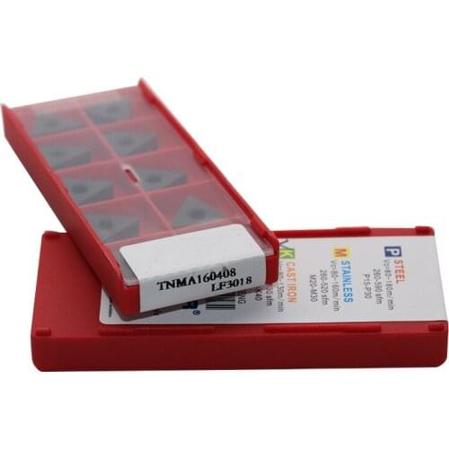 10PCS DESKAR TNMA160404 TNMA160408 TNMA160412 LF3018 Turning Tools carbide inserts CNC lathe cutter for Cast Iron