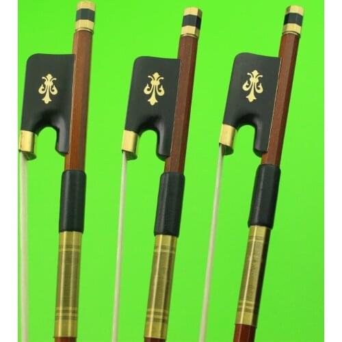 3pcs New high quality Brazilwood Cello Bows 4/4 full size Ebony frog