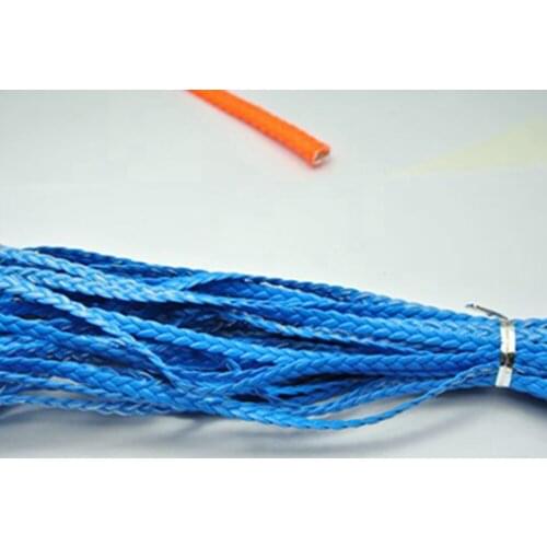 32.8 Feet Blue Flat Braided Bolo Leatherette String Jewelry Cord Flat Woven 5X1mm