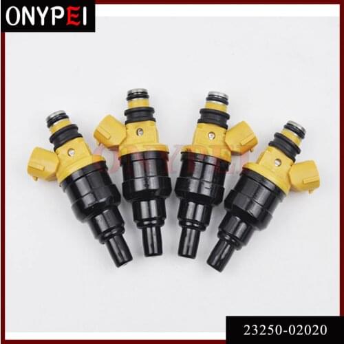 4PCS Fuel Injector 23209-02020 2325002020 For T-oyota Carina AT190 Avensis AT220 4AFE Nozzle Replacement 23250-02020 0280150438