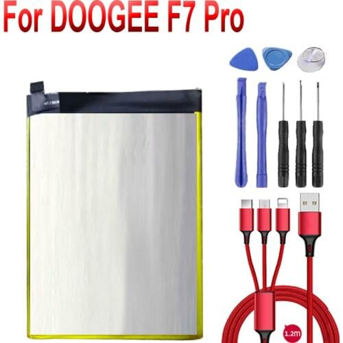 F7 pro battery 4000mah 3.8V for DOOGEE F7 pro 5.7inch MTK6750 Octa Core Android 6.0 Smartphon+USB cable+toolkit