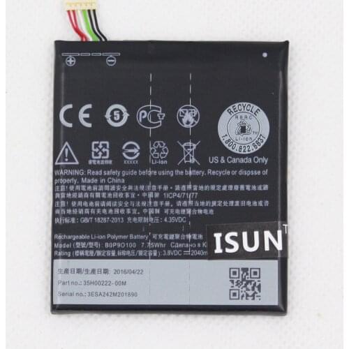 ISUNOO 2040mAh B0P9O100 Battery For HTC Desire 612 D610 D610n D610t 610 612 D610n D610t Replacement Li-Polymer Battery