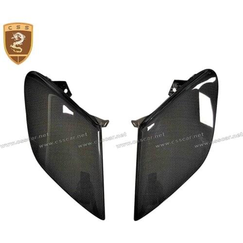 Auto Accessories Replacement Car Parts Carbon Fiber Side Air Intake Cover Flaps For Ferrari 488