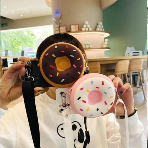 Donuts Wallet Bag Soft TPU Case For Huawei Honor 7A 7C 8A 9A 9s 8x 8c 8s 9x 10 20 30 lite X10 Pro