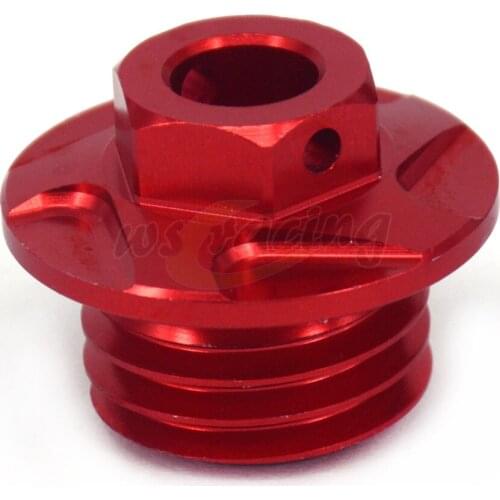 CNC Motorcycle Billet Engine Oil Filler Plug For HONDA CR 125R 250R CRF 150R 250R 250L CRF450R CRF450X CRM250R TRX450R CRF1000L