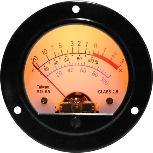Current Meter Pointer Type VU Meter Vintage Voltmeter Level Tester with Backlight Ampermeter Measuring Tools Drop Shipping