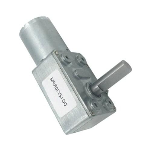 JGY370 Deceleration Motor 6V12V24V DC Motor Low Speed Metal Gear Worm Gear with Self-locking Motor