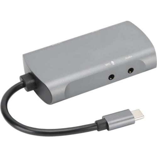 Z30A Audio Video Capture Card HDMI/F+MIC to HDMI/F+Audio+Type-C/M Local Loop Out Memory Card