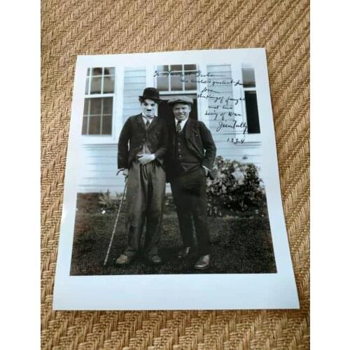 Classic Chaplin comedies autographed photo signed 8*10 reprint version prints 032021d