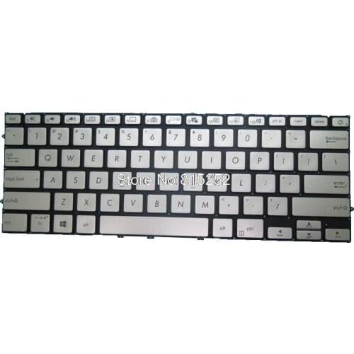 Laptop Keyboard For ASUS BX431 BX431FN BX431FA BX431FL BX431FAC US United States sliver With Backlit