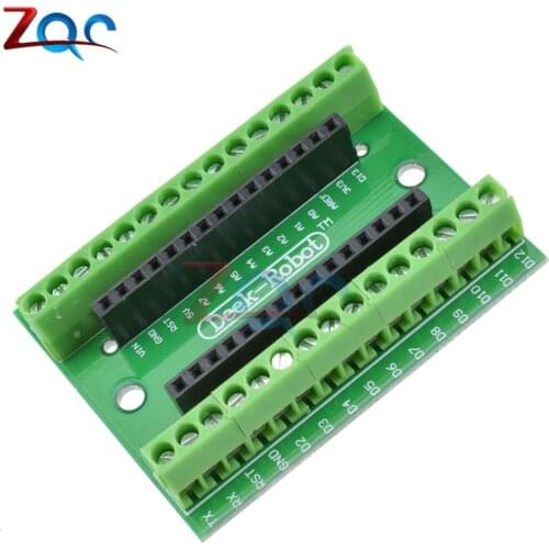 NANO V3.0 3.0 Controller Terminal Adapter Expansion Board ATMEGA328P NANO IO Shield Simple Extension Plate For Arduino AVR