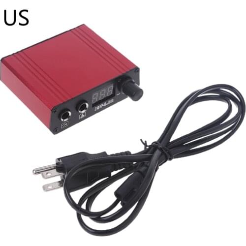 US/UK/EU/AU Plug Mini Tattoo Power Supply Professional Tattooist Portable Tattoo Power Source for Tattoo Machine Parts