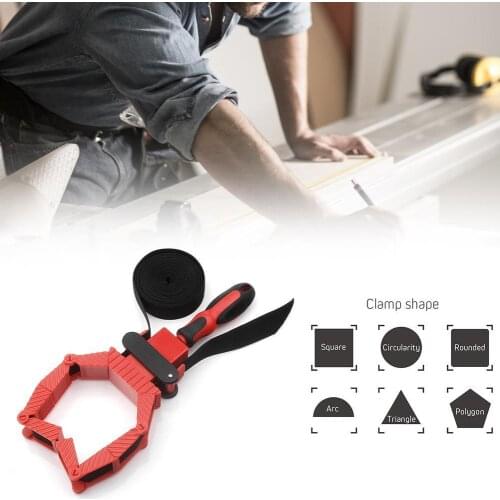 Multi-Angle Woodwork Clamping Tool With Anti-slip Handle For Home Multi-Function Binding Belt Nylon Polygons Angle Clip Cla I4Z5