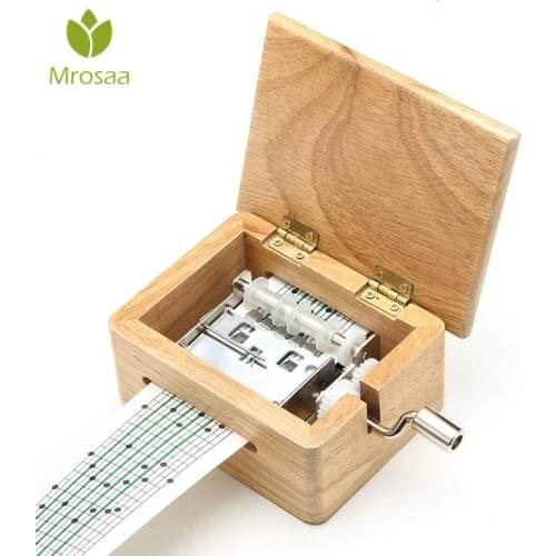 Mrosaa Wooden Music Storage Boxes