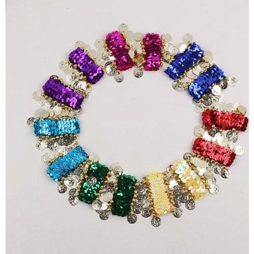 Cheap Wholesale nice coins Belly Dance Accessories 1pair=2pcs/lot factory price