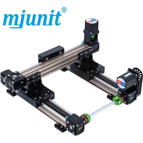 Mjunit XY axis gantry linear guide with high-speed and mute synchronous belt module non-standard automatic manipulator for glue