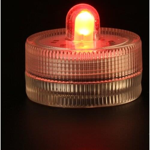 Wholesale 100pcs White Color Frost LED Small Battery Operated Wedding Centeprice Submersible Floralyte LED Lights