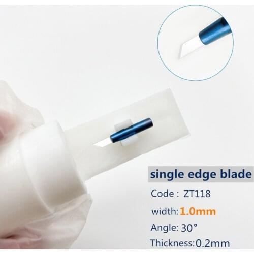 Sapphire single edge blade sharp Ophthalmic Surgical Blade Reusable Ophthalmic Instruments