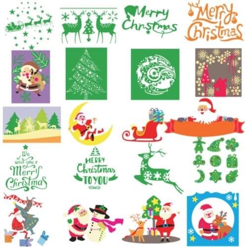 Merry Christmas Snowman Moose Gift Metal Cutting Dies Stencils For DIY Scrapbooking Decoration Embossing Supplier Craft Die Cut